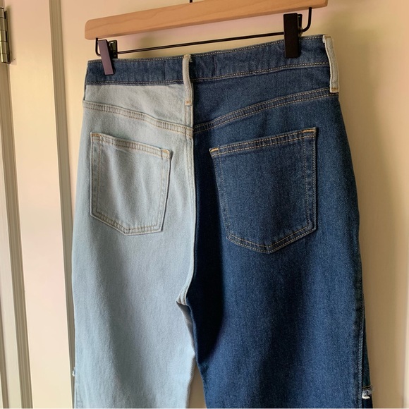 High-Waisted Y2K style Patchwork Jeans - Size 27 - Picture 5 of 7